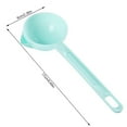 thumbnail image 4 of Kitchen Grease Filter Scoop Soup Residue Strainer Spoon PP-make Oil Separation Spoon Colander Blue, 4 of 5