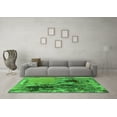 thumbnail image 3 of Ahgly Company Indoor Rectangle Oriental Green Industrial Area Rugs, 2' x 4', 3 of 4