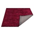 thumbnail image 2 of Rugsotic Carpets Hand Tufted Shag Polyester Eco-Friendly Area Rugs - 8'x8', Square, Violet Black, Plain Solid Design, High Pile Handmade Anti Skid Rugs for Living Room, Bed Room K00111, 2 of 5