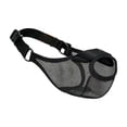thumbnail image 5 of Breathable Mesh Dog Muzzle for Medium Dogs, Anti Bite Bark Scavenge Licking Pet Mouth Guard, Soft Airy Comfortable Muzzle for Grooming Walks, Black, 5 of 6