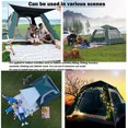 thumbnail image 3 of Outdoor Instant Tents, 4 Person Camping Tents, Maiiann Waterproof Windproof Family Tent with Top Rainfly, Easy Set Up, Portable with Carry Bag, Easy Setup Pop Up Tent for Hiking Traveling, 3 of 13