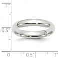 thumbnail image 3 of Primal Gold 14 Karat White Gold 4mm Standard Comfort Fit Wedding Band Size 9.5, 3 of 6