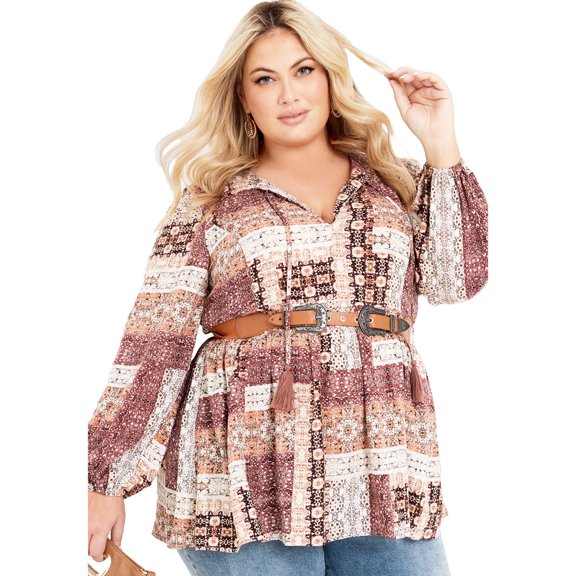 Avenue Women's Plus Size Charmed Tunic