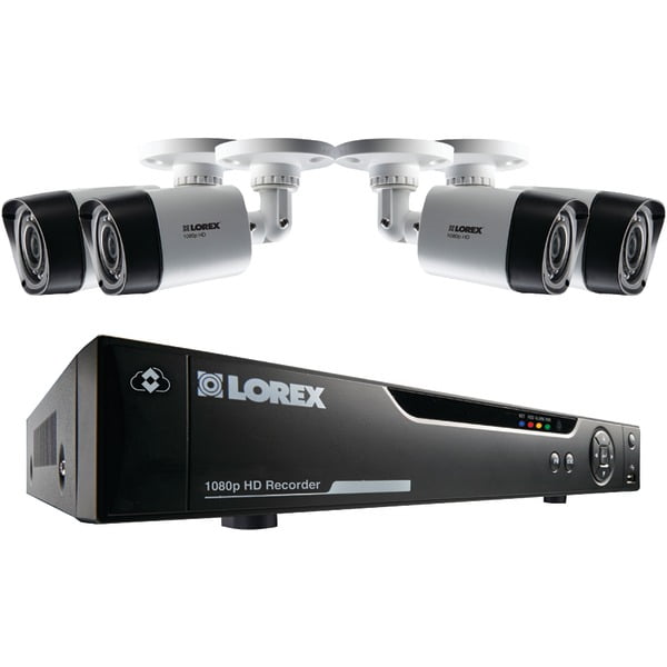 Lorex LHV21041TC4 4Channel 1080p HD MPX DVR with Four 1080p