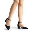 thumbnail image 7 of DREAM PAIRS Women's Round Toe Block Heel Pumps Dress Shoes Adjustable Ankle Strap D'Orsay Low Heels for Work Wedding Party Wide Width, 7 of 7