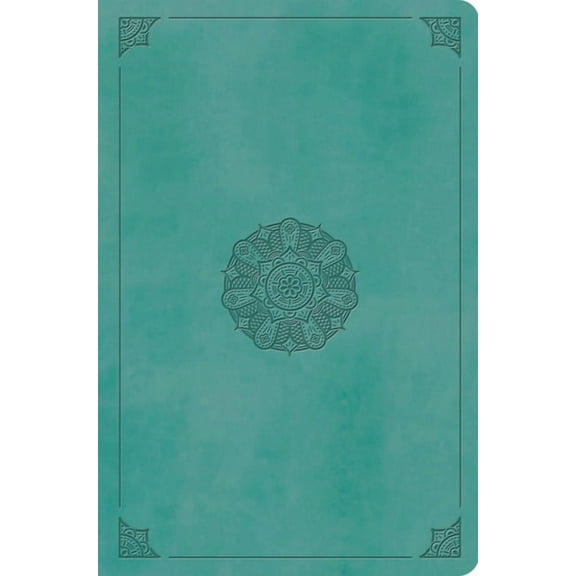 ESV Value Compact Bible (Trutone, Turquoise, Emblem Design), (Hardcover)
