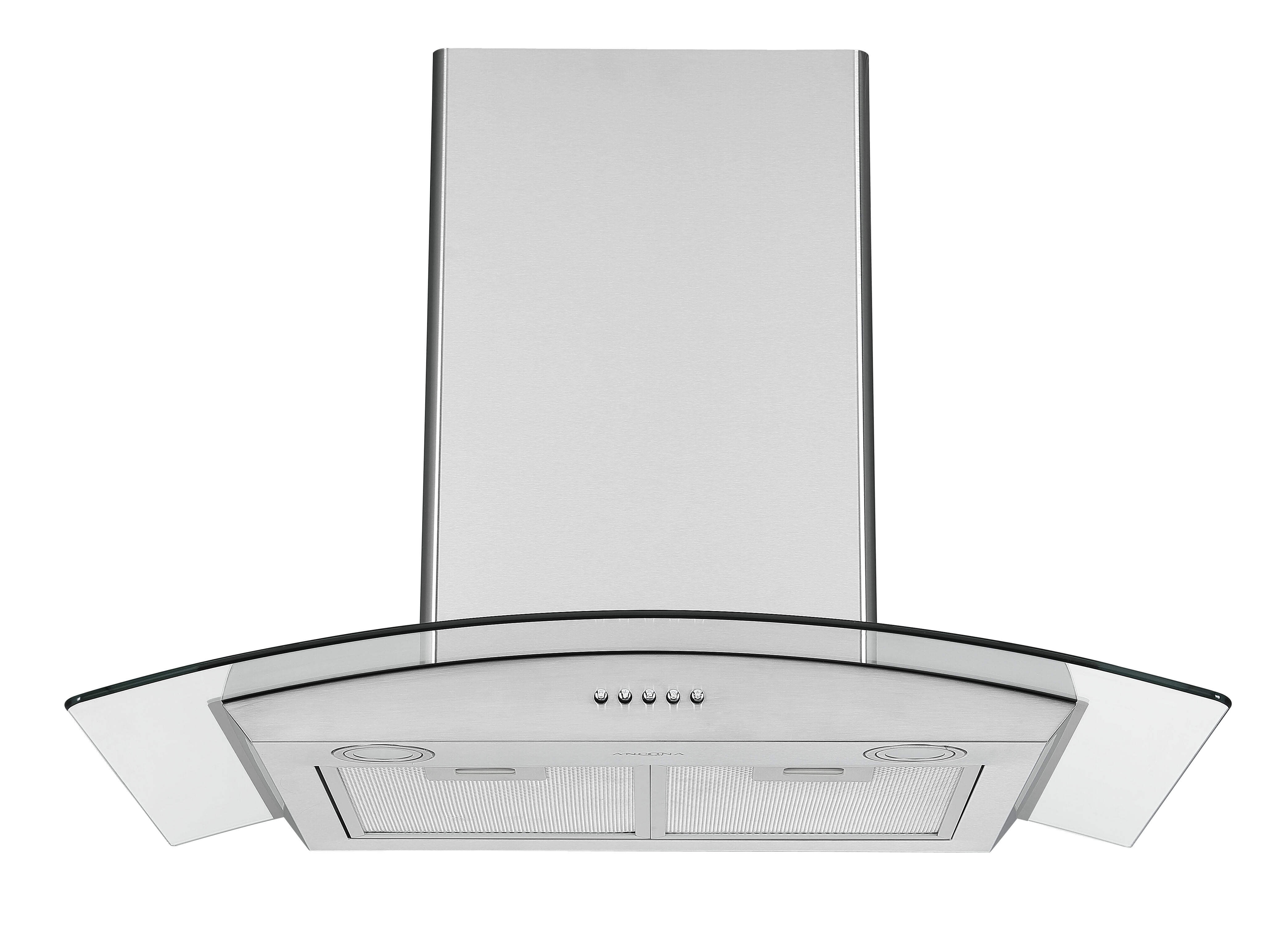 30 in Convertible Wall Mounted Glass  Canopy  Range Hood  in 