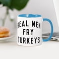thumbnail image 3 of CafePress - Real Men Fry Turkeys - 11 oz Ceramic Mug - Novelty Coffee Tea Cup, 3 of 4