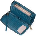 thumbnail image 1 of Cartera de cuero para mujer Sincero con bloqueo RFID gran capacidad 17 ranuras para tarjetas monedero, 1 of 5