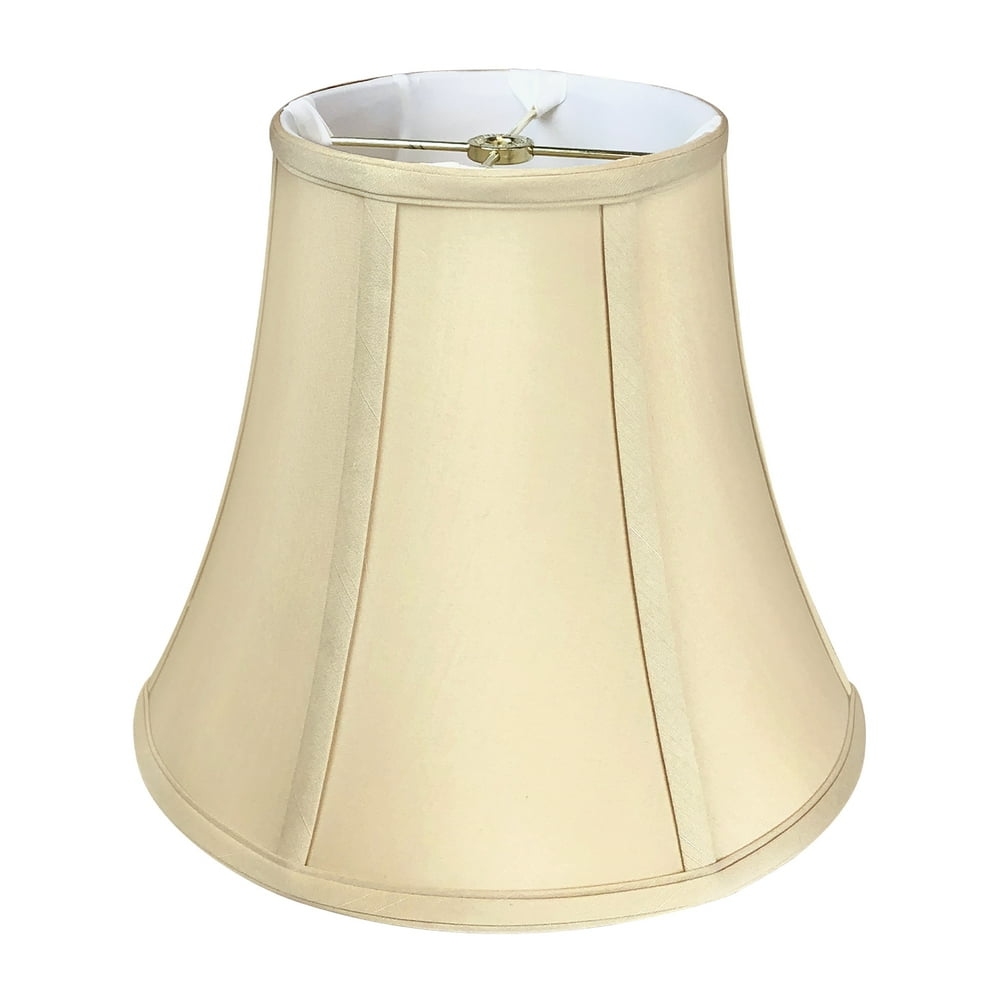 Royal Designs True Bell Basic Lamp Shade, V Notch Fitter, Beige, 7" x