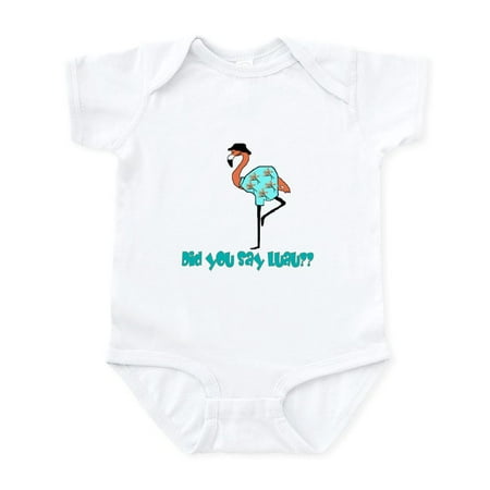 

CafePress - Flamingo Luau Infant Bodysuit - Baby Light Bodysuit Size Newborn - 24 Months