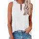 thumbnail image 2 of Camiseta sin mangas con cuello en V para mujer, camiseta sin mangas con hebilla delantera para mujer, camiseta sin mangas de verano para mujer, calidad profesional, 2 of 3