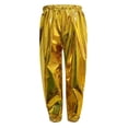 thumbnail image 6 of Splozh Toddler Girl Pants Fashion Girls Pants Sparkly Trousers Shiny Jogger Pants Street Dancewear Long Pants Trendy Trousers for Teenagers,Gold,4-5 Years, 6 of 6