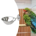 thumbnail image 3 of Stainless Steel Birds Bowl for Cage, Bird Feeding Dish Cups,Parrot Food Water Bowl,Pet Hanging Bowl, 3 of 8