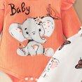 thumbnail image 6 of HCNTES Baby Girl Clothes Winter Baby Girls Cotton Clothes Long Sleeve Elephant Print Romper Jumpsuit Pants Set Winter Outfits Baby Girl Winter Clothes, 6 of 6