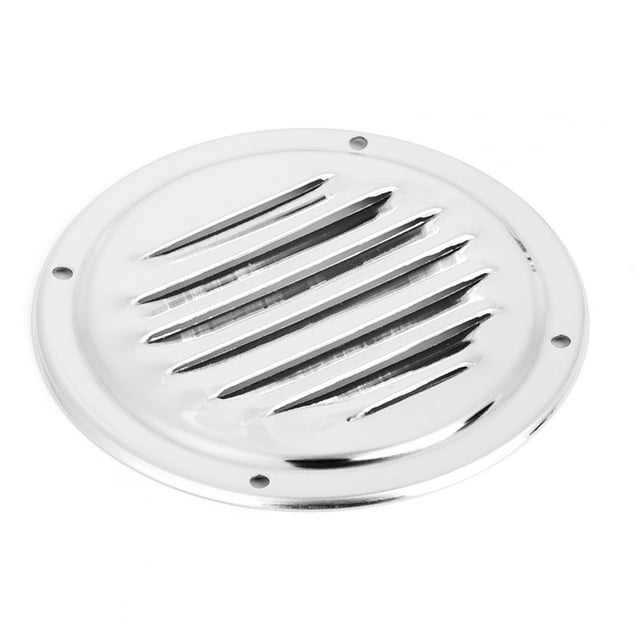 Rejilla de ventilación redonda de acero inoxidable de grado marino, rejilla de ventilación con rejilla de ventilación.