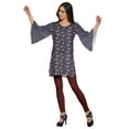 thumbnail image 3 of Moomaya Kimono Sleeve Mini Kurta Summer Tunic Printed Short Kurtis For Women, 3 of 5