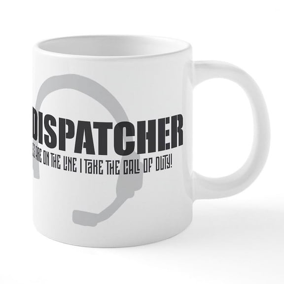 CafePress - 911 Dispatcher - 20 Oz White Ceramic Mega Mug
