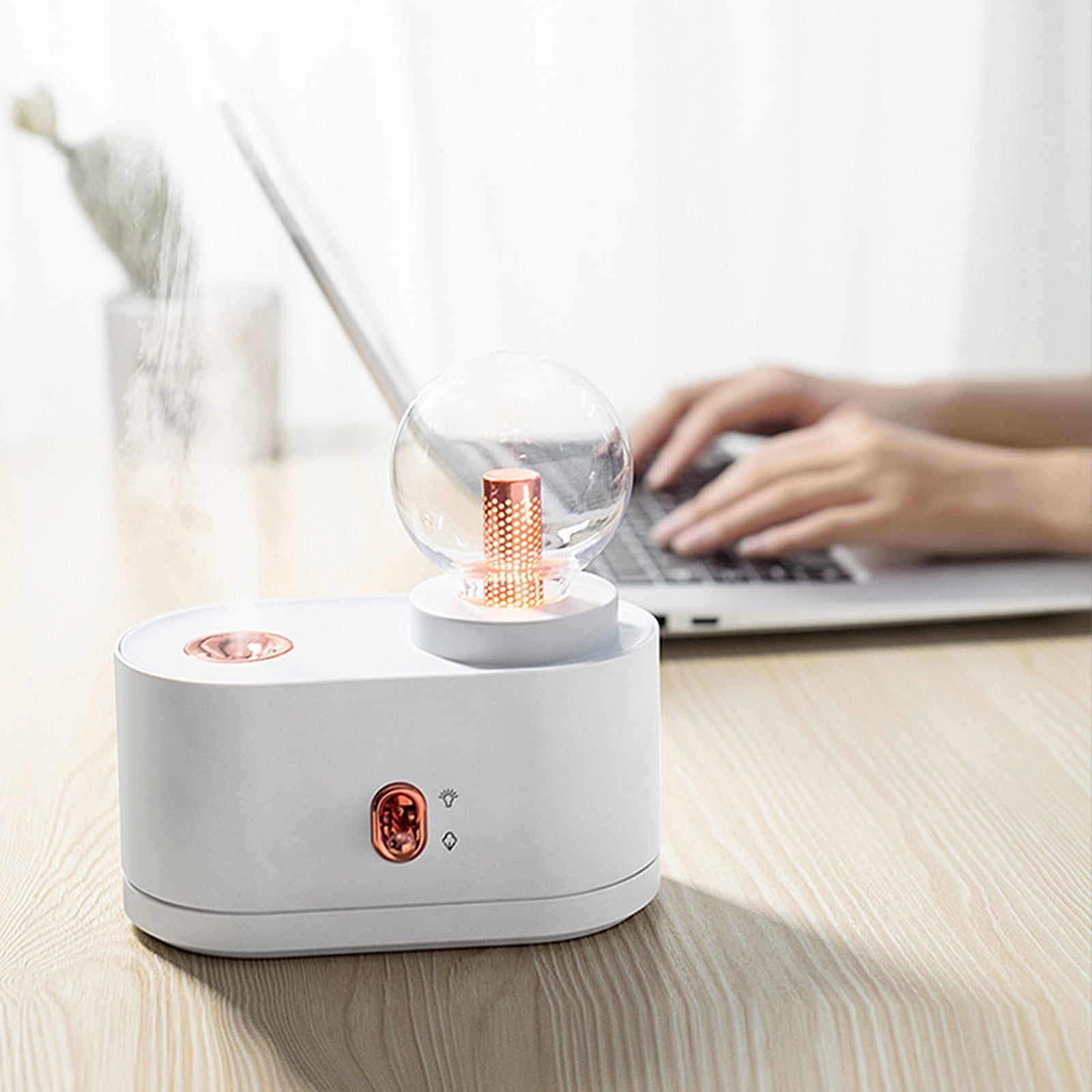 BOBOMOTI Humidifiers for Home Baby Quiet Cool Mist Air Humidifier Essential Oil Diffuser Clearance