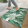 thumbnail image 4 of Non-Skid Door Mat - Innovative Design 30x17 Inch Protection Welcome Mat Tropical Leaves Switch Rug for Entryway Porch Entryway Home, 4 of 7