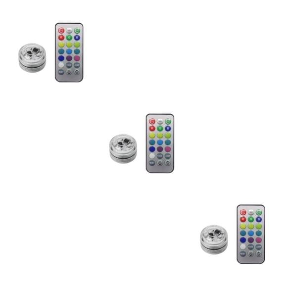 Naiovety Adhesivo inalámbrico LED Luz ambiental Control remoto Iluminación automática Luces nocturnas Lámpara para decoración de jarrones 1 Type1 NO1