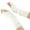 White, variant on Alitao Fingerless Gloves Arm Sleeves Winter Warm Women's Long Cable Twist Knit Acrylic Gloves Arm Warmers Fingerless Gloves Thumb Hole Gloves Mittens Cycling Gloves White One Size