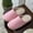 #111-Pink, variant on Taylonsss Women's Striped Round Toe Closed Heel Flat Slippers for Indoor and Outdoor Use Breathable Comfortable Lightweight Non-Slip Quiet Sole