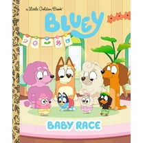 GOLDEN BOOKS: Baby Race (Bluey) (Hardcover)