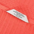 thumbnail image 5 of Superior Soho Ribbed Cotton 8-Piece Assorted Towel Set, Coral, 5 of 9