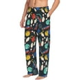 thumbnail image 2 of Yiaed Bowling Ball Print Men's Lounge Pants, Loose PJ Bottoms, Long Pajama Pants for Men-XX-Large, 2 of 5