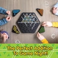 thumbnail image 6 of Triggle Triangle Chess Board Game - Board Games for Family Night - Strategic Game Play - Multi-Player Board Games - Builds Hand & Eye Coordination - Preschool Toys, Ages 8+, 6 of 6