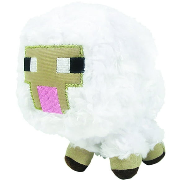 Peluche Minecraft Baby Sheep, amarillo suave, 14 cm de altura, 12 meses o más