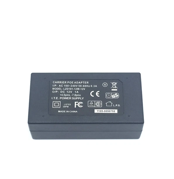12V 1A Poe Injector Power Over Ethernet Switch Adapter Dc Power Supply