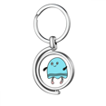 thumbnail image 1 of Universo y monstruo alienígena Rotating keychain Metal Keyring Holder, 1 of 2