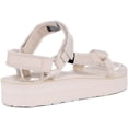 thumbnail image 3 of Teva Midform Universal Canvas Women's Vegan Hook And Loop Strap Sandal In Birch Size 10, 3 of 6
