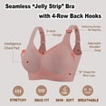 thumbnail image 4 of Wireless Push Up Bra,Full Coverage No Underwire Push Up Supportive Bra Comfortable Everyday T-Shirt Bra, 4 of 8