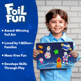 thumbnail image 3 of Skillmatics Foil Fun - Space, No Mess Art & Craft Kit for Kids, DIY Creative Activity, Travel Toys, Perfect Gifts for Girls & Boys Ages 4 to 9, 3 of 8