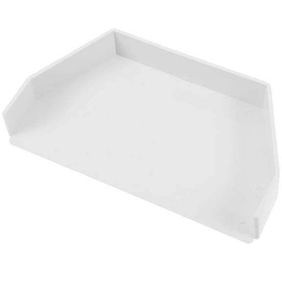 WEUVEB Rain Gutter End Cap PVC White 1Pack