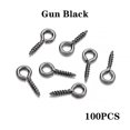 thumbnail image 1 of 100-200 Uds. Mini alfileres de ojo pequeños, ganchos de alfileres, ojales, cierres dorados roscados, ganchos, accesorios de joyería para hacer DIY Deng Xun unisex, 1 of 2