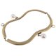 thumbnail image 4 of 1 marco de metal vintage para coser bolsos y monederos con cierre de perlas de 19 cm. Blanco, 4 of 8