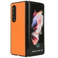 thumbnail image 5 of Dteck Filp Case for Samsung Galaxy Z Fold 4,Luxury PU Leather+Soft TPU With Shockproof Case for Samsung Z Fold 4 7.6 inch,Orange, 5 of 6