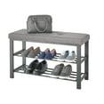 thumbnail image 4 of neatfreak NFC059032D3036-001 Fabric-Upholstered Shoe Storage Bench, 4 of 7
