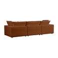 thumbnail image 4 of Cali Rust Orange Modular Sofa, 4 of 7