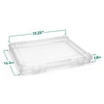 thumbnail image 2 of Sorbus Thin Clear Stackable Portable Project Case Snap-Tight Closure Storage For Board Games, Crafts, Office Supplies - Set of 6, 2 of 7