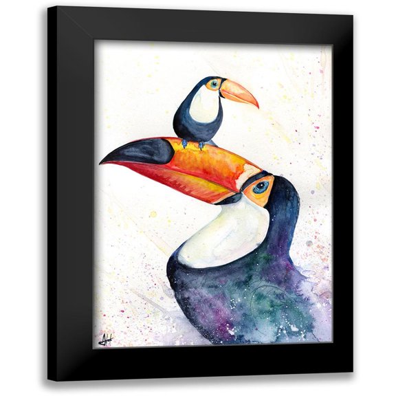 Allante, Marc 11x14 Black Modern Framed Museum Art Print Titled - Toucan Play that Game
