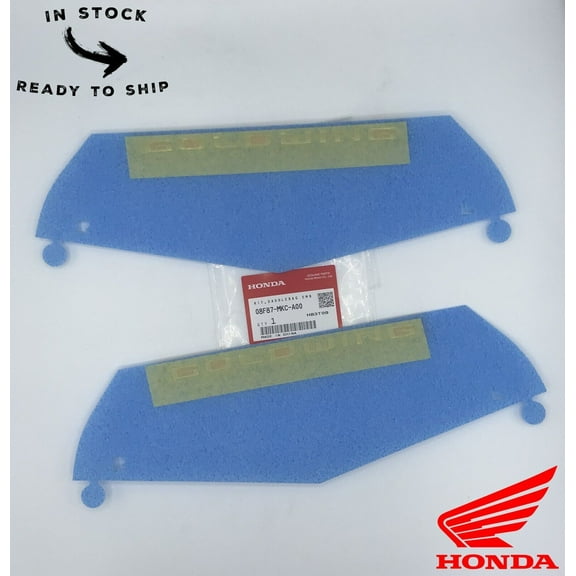 Genuine OEM Honda Goldwing Chrome Saddlebag Emblem Decal 08F87-MKC-A00