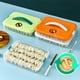 thumbnail image 1 of Caja para dumplings, recipiente hermético para conservar alimentos en el refrigerador, diseño de 2 niveles, cierre hermético, tapa plegable, estructura metálica, ideal para la cocina y la, 1 of 6