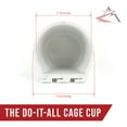 thumbnail image 3 of The ROP Shop 12-Pack - Gray Cage Cups made of Flexible Plastic Prevent Freezing & Breaking, 3 of 8