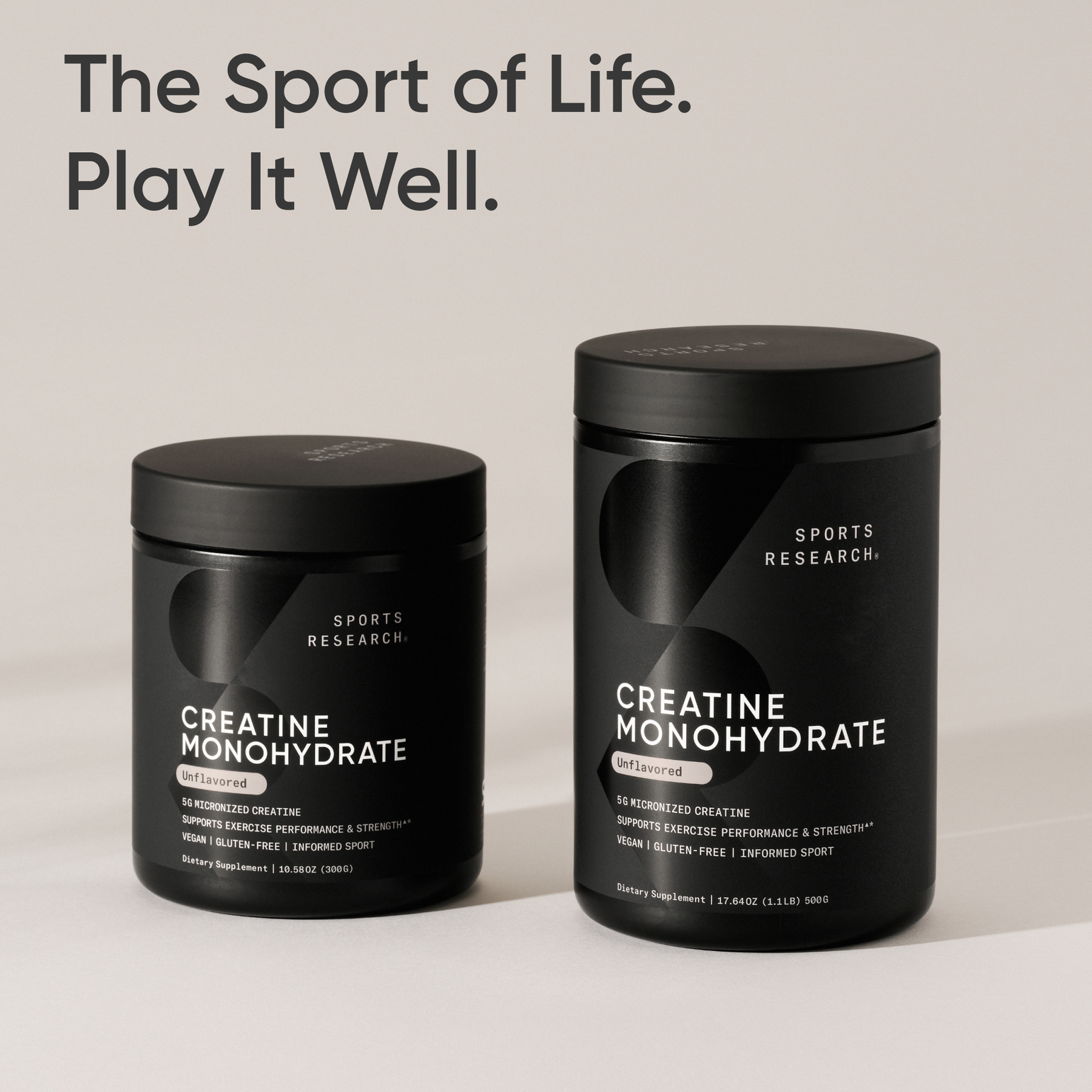 Sports Research Monohidrato de Creatina - Gana Músculo Magro, Rendimiento y Fuerza 500g (100 porciones) 6