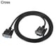 thumbnail image 1 of Cable de extensión VGA práctico compatible con HD 150/300 cm, adaptador de cable extensor de 9 pines macho a hembra para PC, 1 of 8